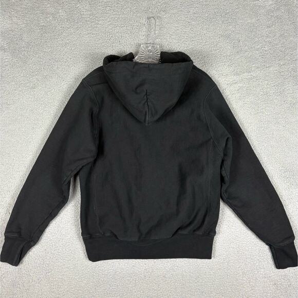 Champion Hulu Reverse Weave Hoodie Adult Small Black Pullover Employee City - Picture 2 of 8